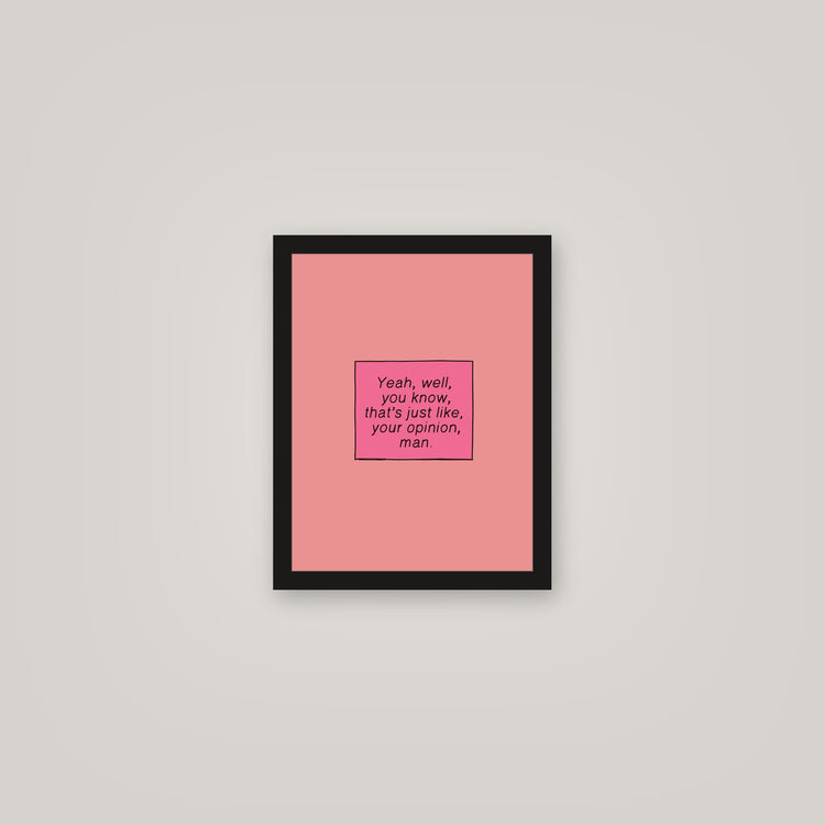[auto-mockup] YOUR OPINION POSTER - 11 x 14in.