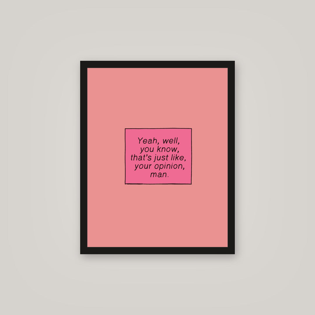 [auto-mockup] YOUR OPINION POSTER - 16 x 20in.