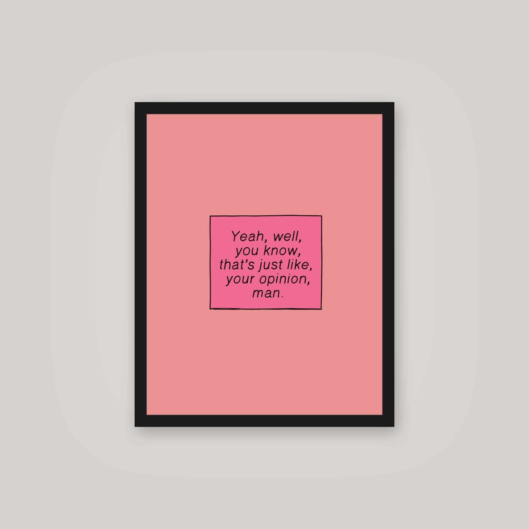[auto-mockup] YOUR OPINION POSTER - 16 x 20in.