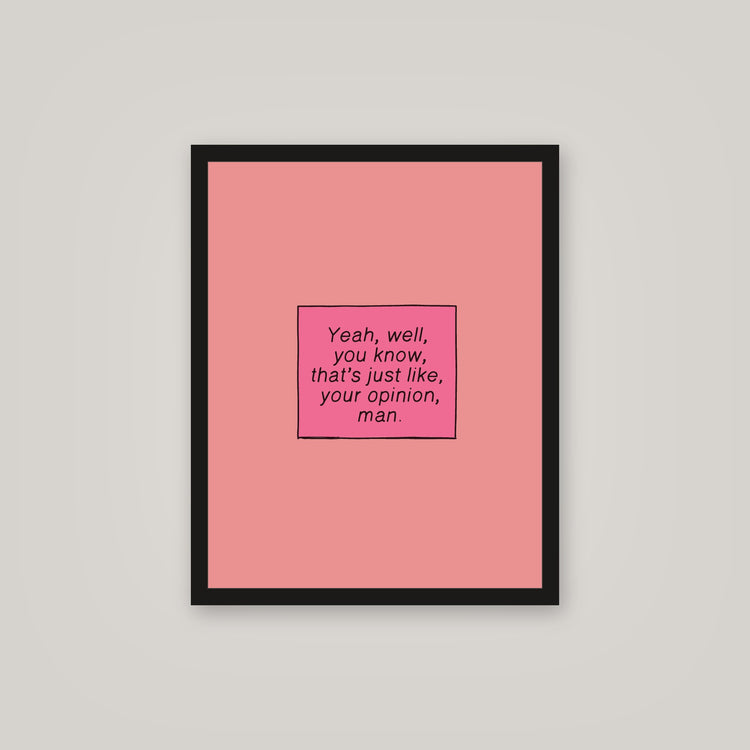 [auto-mockup] YOUR OPINION POSTER - 16 x 20in.