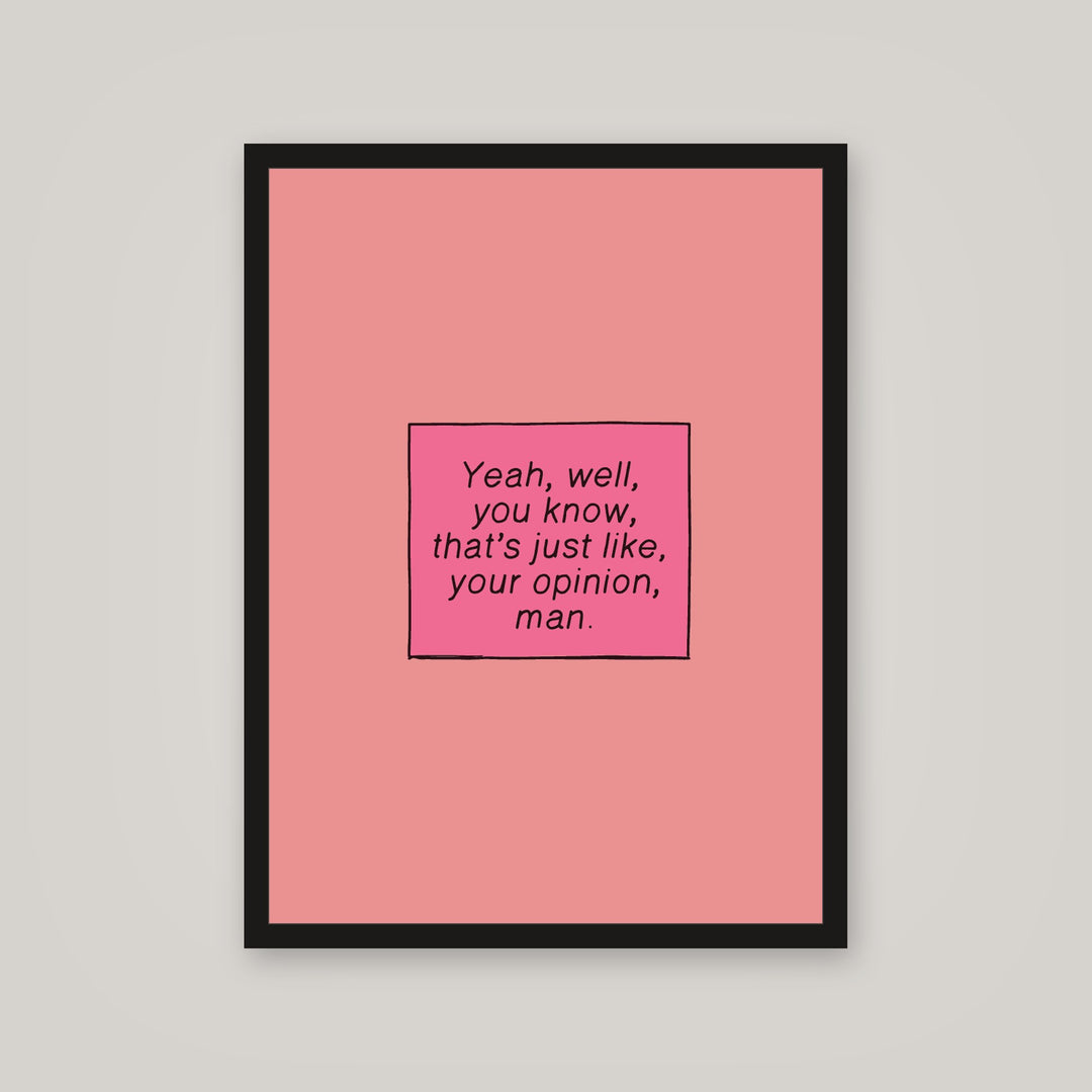 [auto-mockup] YOUR OPINION POSTER - 18 x 24in.