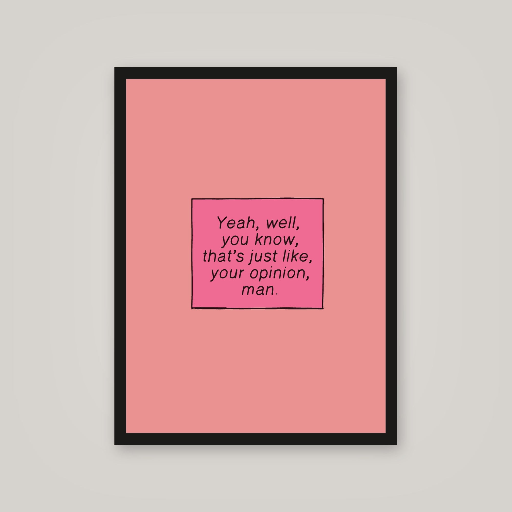 [auto-mockup] YOUR OPINION POSTER - 18 x 24in.
