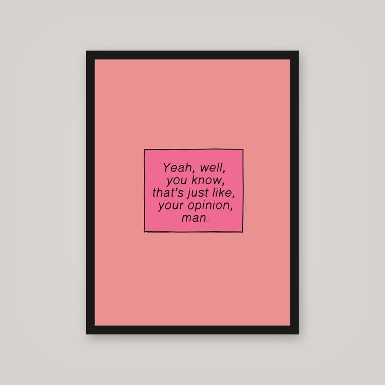 [auto-mockup] YOUR OPINION POSTER - 18 x 24in.