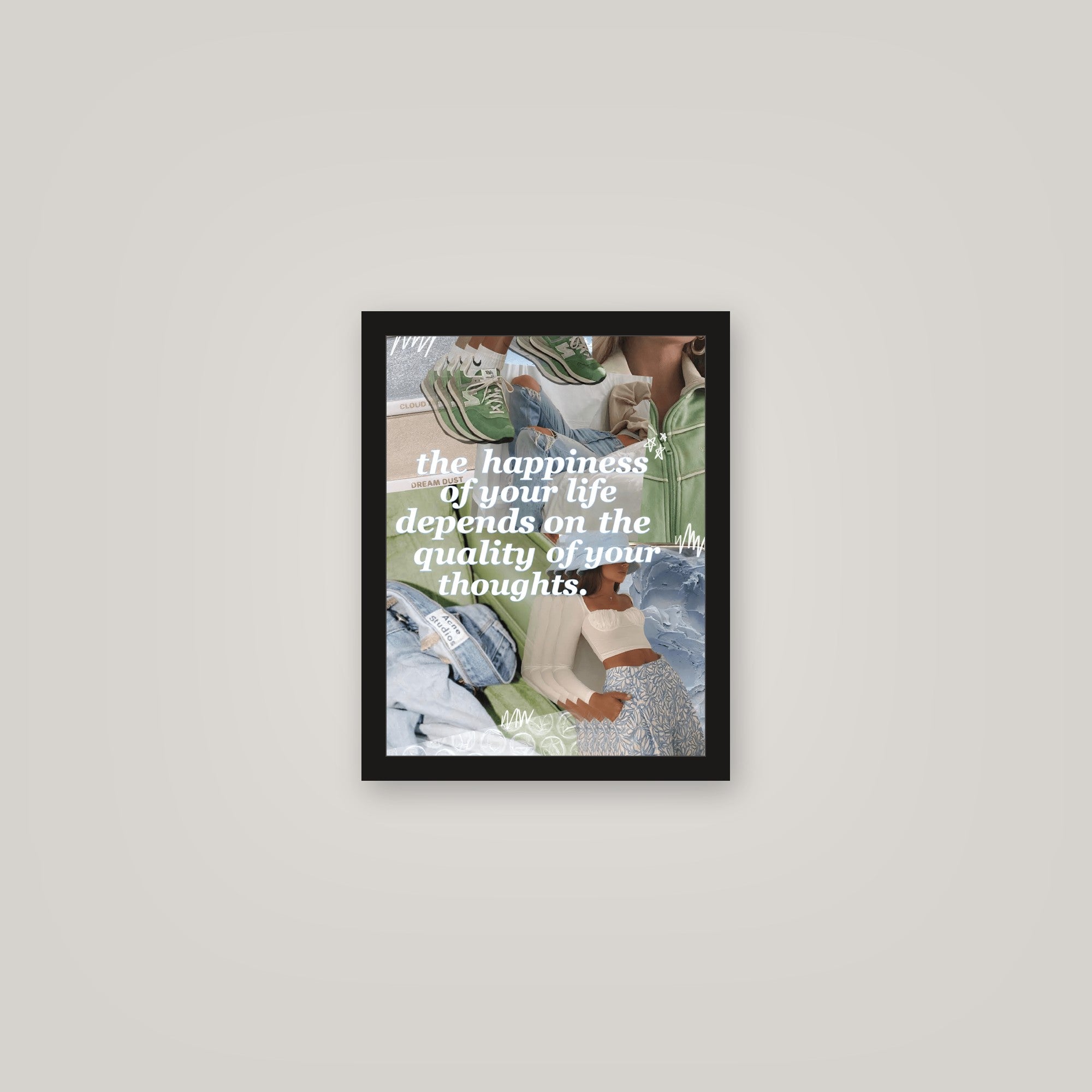 [auto-mockup] YOUR THOUGHTS POSTER - 11 x 14in.