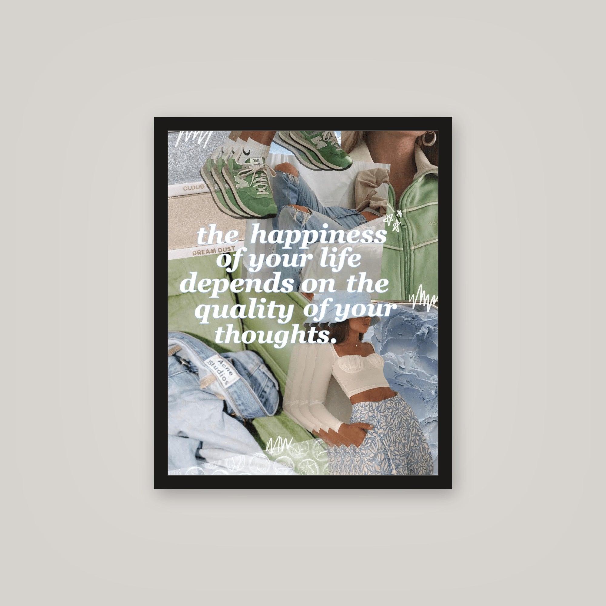 [auto-mockup] YOUR THOUGHTS POSTER - 16 x 20in.