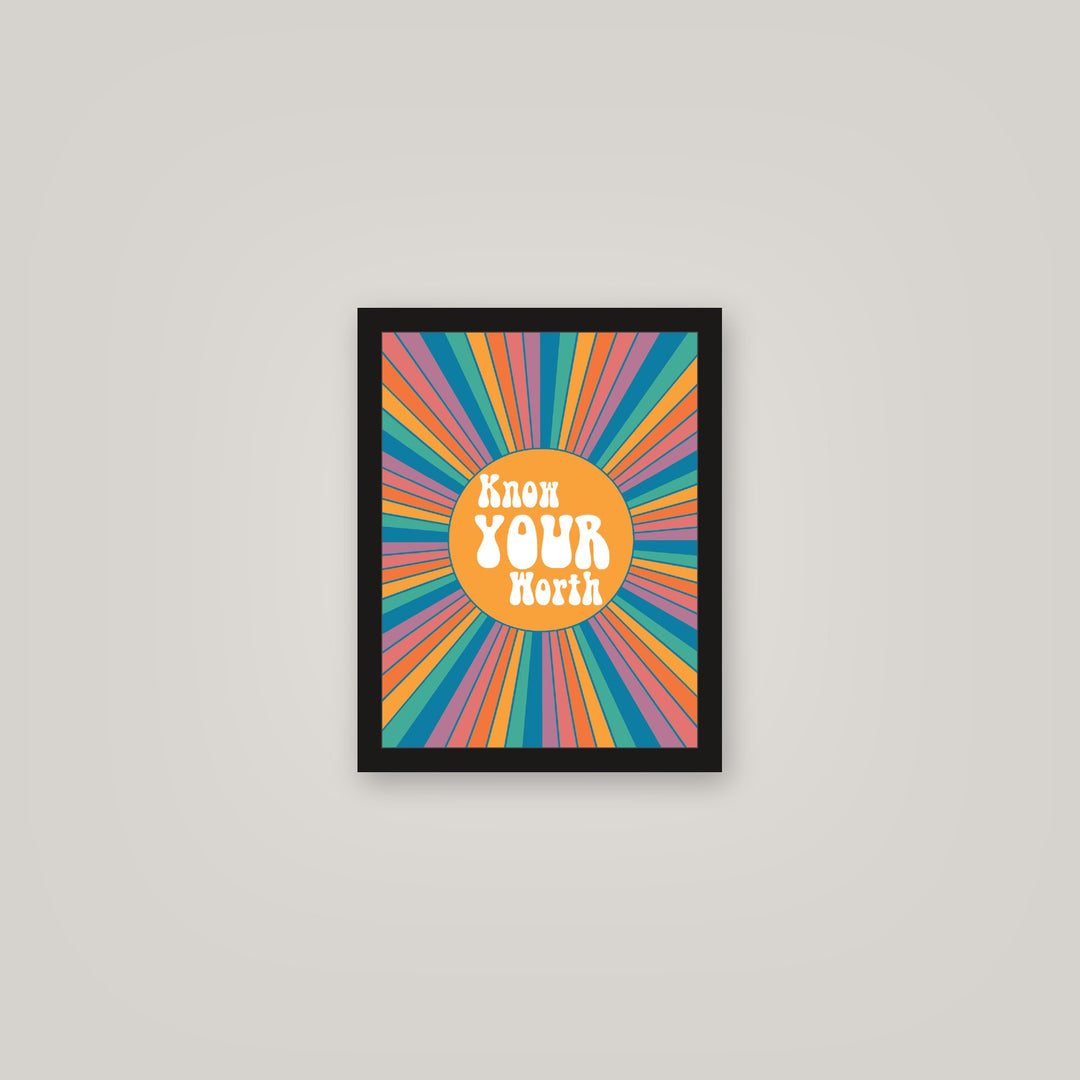 [auto-mockup] YOUR WORTH POSTER - 11 x 14in.