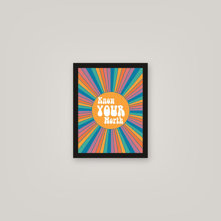 [auto-mockup] YOUR WORTH POSTER - 11 x 14in.