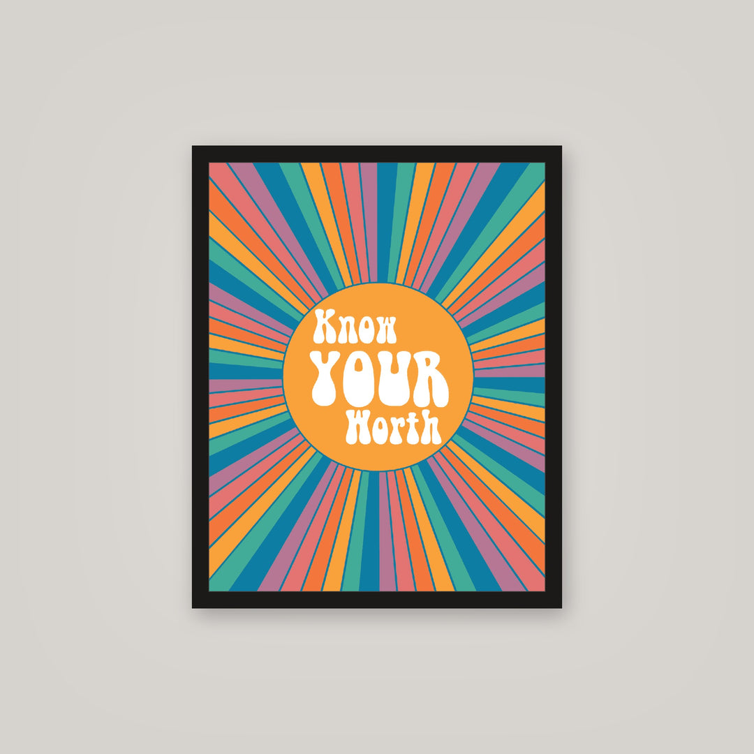 [auto-mockup] YOUR WORTH POSTER - 16 x 20in.