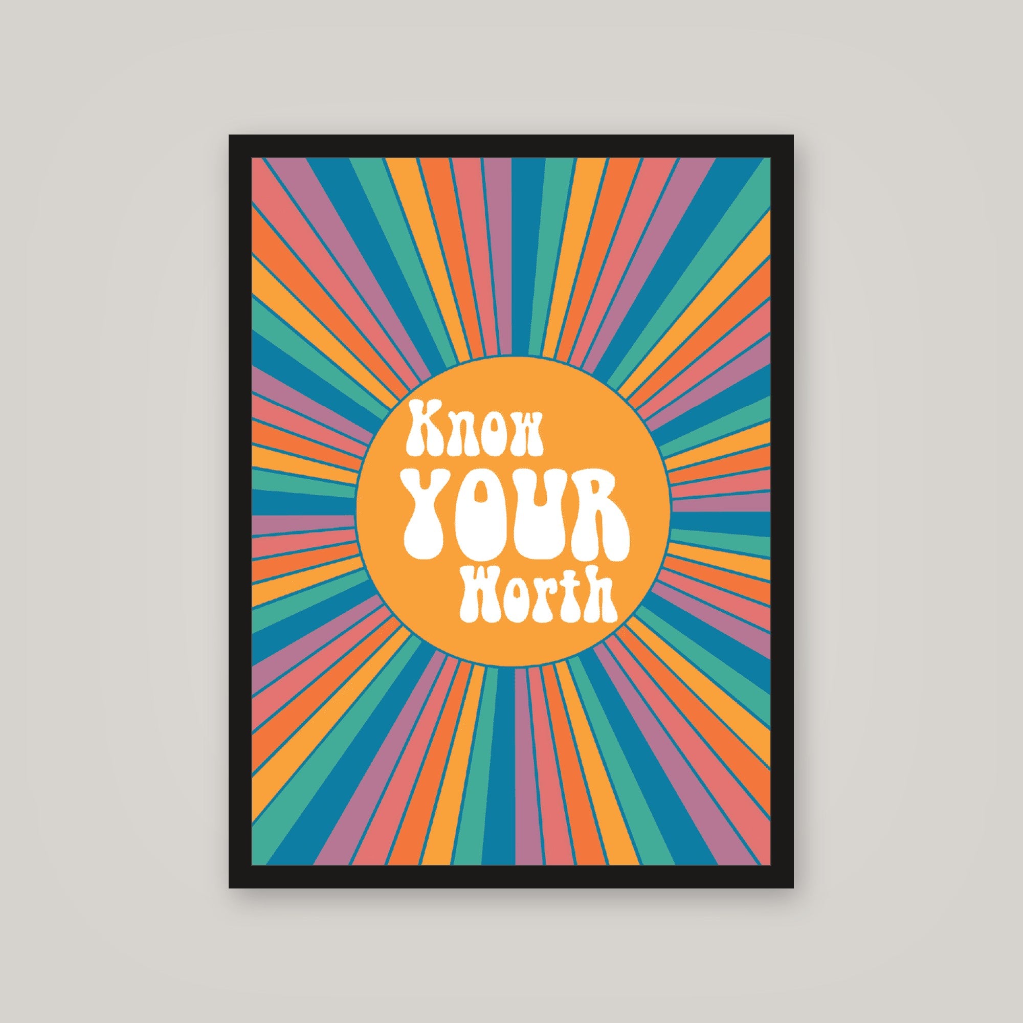 [auto-mockup] YOUR WORTH POSTER - 18 x 24in.