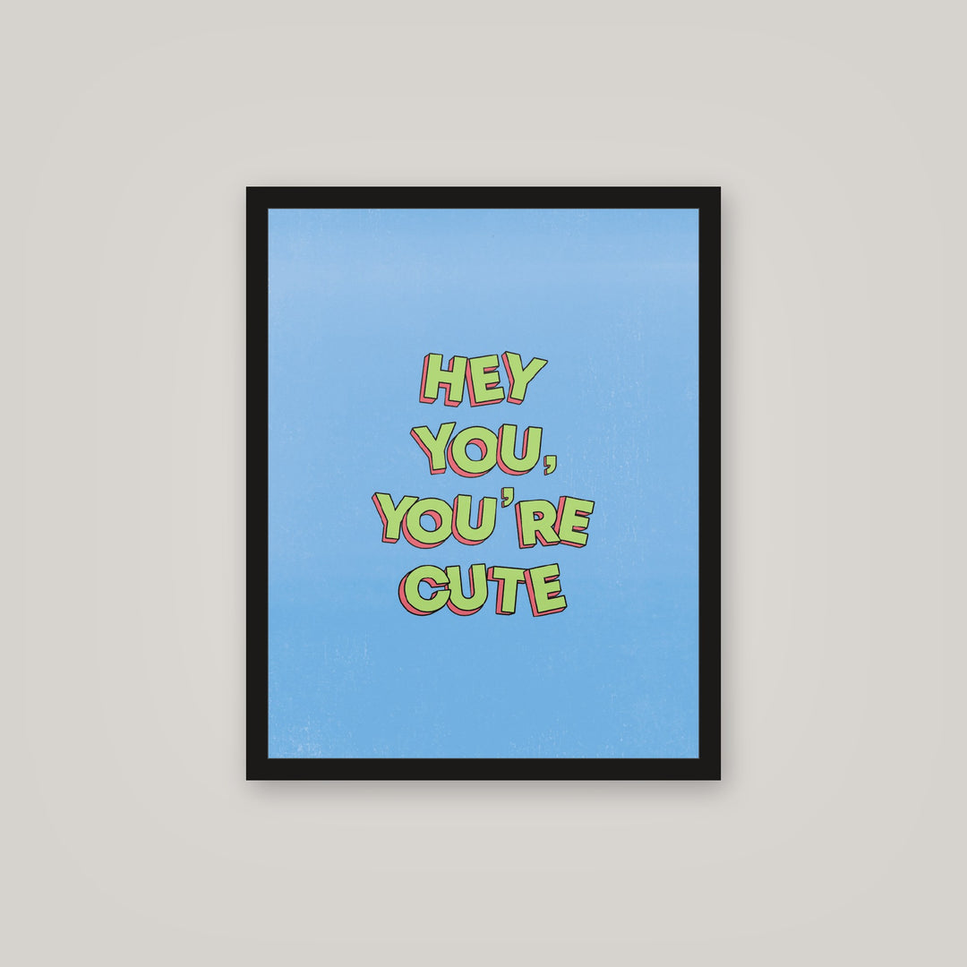 [auto-mockup] YOURE CUTE POSTER - 16 x 20in.