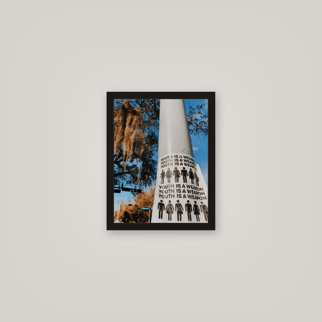 [auto-mockup] YOUTH IS A WEAPON POSTER - 11 x 14in.