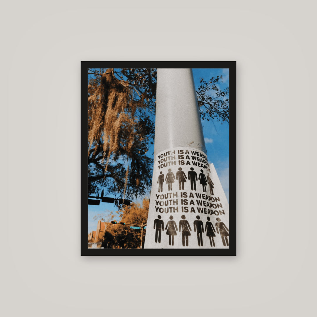 [auto-mockup] YOUTH IS A WEAPON POSTER - 16 x 20in.