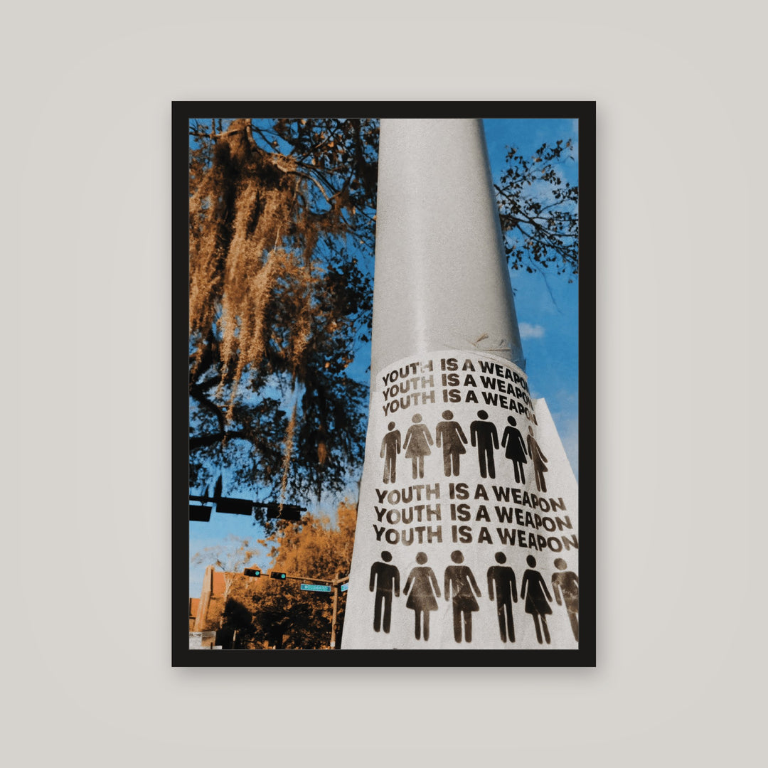 [auto-mockup] YOUTH IS A WEAPON POSTER - 18 x 24in.