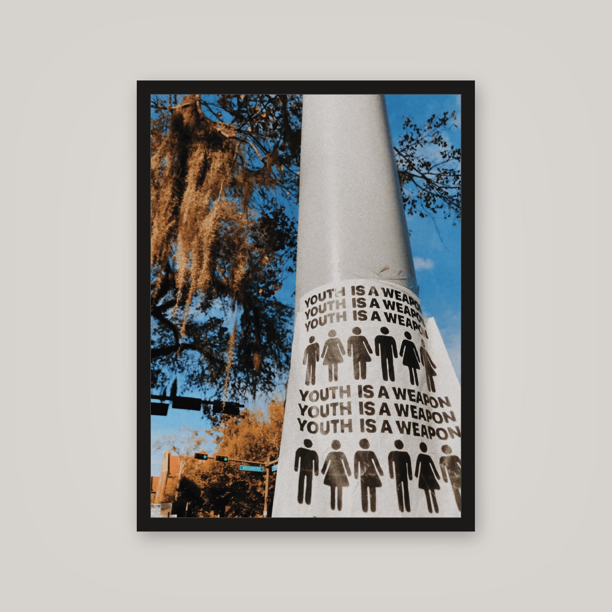 [auto-mockup] YOUTH IS A WEAPON POSTER - 18 x 24in.